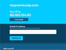 Tablet Screenshot of mypreciousip.com